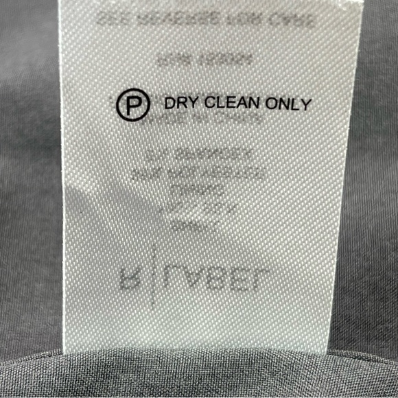 New ~ R | Label Open Front Gray 100% Silk Blazer Size M - Picture 9 of 10